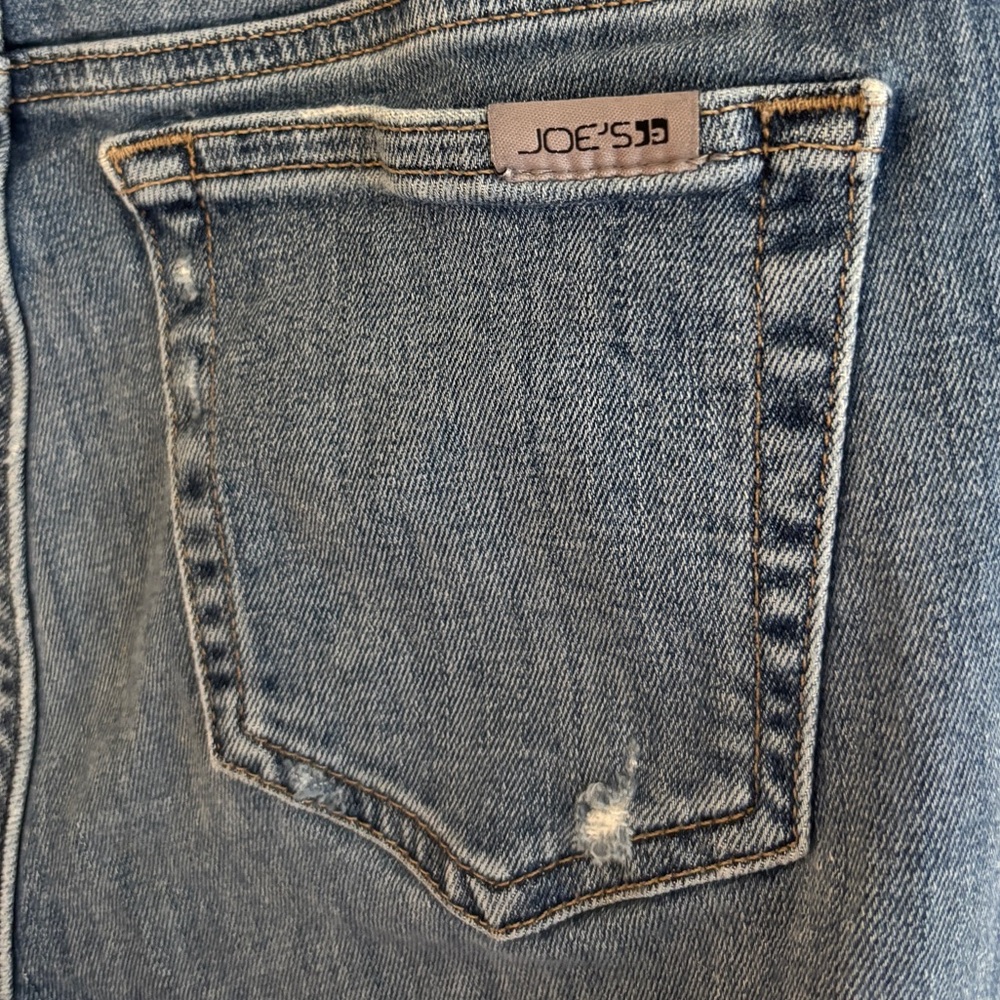 Joe’s Jeans Women’s Lara Distressed Straight Ankle Jeans Brampton Blue Size 29 - Picture 11 of 13